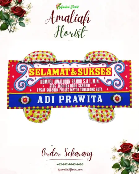 Papan Bunga Ucapan Selamat Arjasa