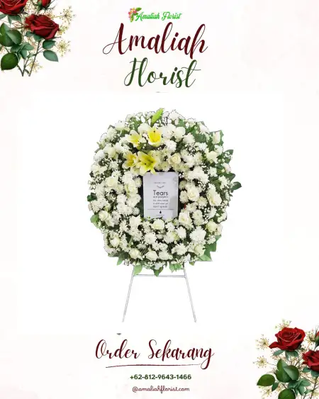 Krans Bunga Duka Arjasa