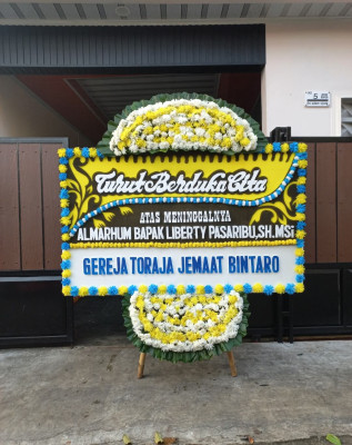 Papan Bunga Duka di Arjasa